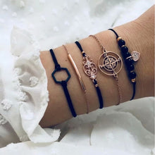 Load image into Gallery viewer, 30 Styles Mix Turtle Heart Pearl Wave LOVE Crystal Marble Charm Bracelets for Women Boho Tassel Bracelet Jewelry Wholesale