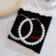 Load image into Gallery viewer, Earrings Charm Pink Blue Black White Multicolor Matte Circle Shiny Crystal Big Earrings Fashion Jewelry Women's New Design