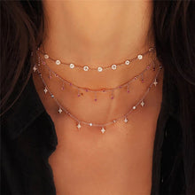 Load image into Gallery viewer, Vintage Multi-element Crystal Necklace For Women Fashion Stone Necklace Multiple Layers Pendant Long Necklaces Boho Gift Jewelry