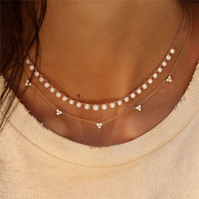Load image into Gallery viewer, Vintage Multi-element Crystal Necklace For Women Fashion Stone Necklace Multiple Layers Pendant Long Necklaces Boho Gift Jewelry