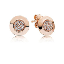 Load image into Gallery viewer, 925 Sterling Silver Earrings Feather Heart Snowflake Earrings for Women Wedding Party Jewelry