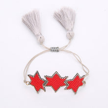 Load image into Gallery viewer, SHINUSBOHO 5X Punk Miyuki Charm Friendship Bracelets Bangles Gothic Rock Gold Rivets Men Jewelry Statement Bracelets for Women