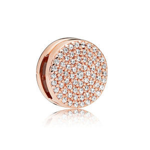 2019 New Original 925 Sterling Silver Reflections Dazzling Clip Stopper Charms Beads Fit Pandora Bracelet DIY Women Jewelry