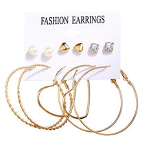Load image into Gallery viewer, Minimalist Mixed Small Earrings Set Simple Geometric Stud Earrings for Women Girls Tiny Ear Studs Pendientes Kleine Oorbellen