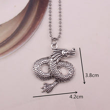 Load image into Gallery viewer, stainless steel beads chains cute rabbit Alien leaf dollars angel necklaces men punk vintage bear necklace women unisex gifts