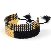Load image into Gallery viewer, SHINUSBOHO 5X Punk Miyuki Charm Friendship Bracelets Bangles Gothic Rock Gold Rivets Men Jewelry Statement Bracelets for Women
