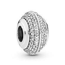 Load image into Gallery viewer, Couqcy 2019 Autumn NEW Moments Flower Pendant Fit pandora Bracelet Necklace Little Mermaid Flounder Charm DIY Jewelry Gifts love