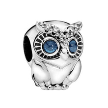 Load image into Gallery viewer, Couqcy 2019 Autumn NEW Moments Flower Pendant Fit pandora Bracelet Necklace Little Mermaid Flounder Charm DIY Jewelry Gifts love