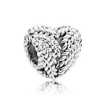 Load image into Gallery viewer, Couqcy 2019 Autumn NEW Moments Flower Pendant Fit pandora Bracelet Necklace Little Mermaid Flounder Charm DIY Jewelry Gifts love