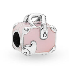 Load image into Gallery viewer, Couqcy 2019 Autumn NEW Moments Flower Pendant Fit pandora Bracelet Necklace Little Mermaid Flounder Charm DIY Jewelry Gifts love