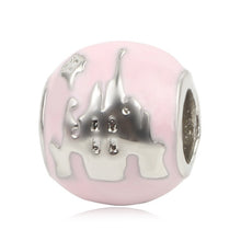 Load image into Gallery viewer, Couqcy 2019 Autumn NEW Moments Flower Pendant Fit pandora Bracelet Necklace Little Mermaid Flounder Charm DIY Jewelry Gifts love