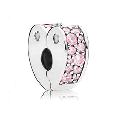 Load image into Gallery viewer, Couqcy 2019 Autumn NEW Moments Flower Pendant Fit pandora Bracelet Necklace Little Mermaid Flounder Charm DIY Jewelry Gifts love