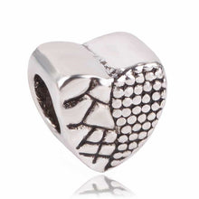 Load image into Gallery viewer, Couqcy 2019 Autumn NEW Moments Flower Pendant Fit pandora Bracelet Necklace Little Mermaid Flounder Charm DIY Jewelry Gifts love