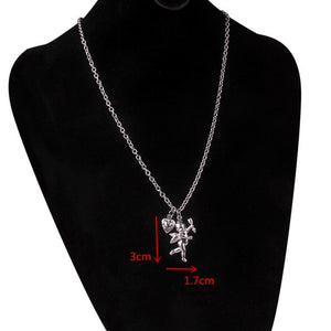 stainless steel chain 3mm trendy angel Play rabbit head tiger unicorn Necklace women unisex jewelry new punk flame necklaces men