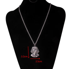 Load image into Gallery viewer, stainless steel chain 3mm trendy angel Play rabbit head tiger unicorn Necklace women unisex jewelry new punk flame necklaces men