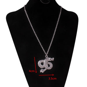 stainless steel chain 3mm trendy angel Play rabbit head tiger unicorn Necklace women unisex jewelry new punk flame necklaces men