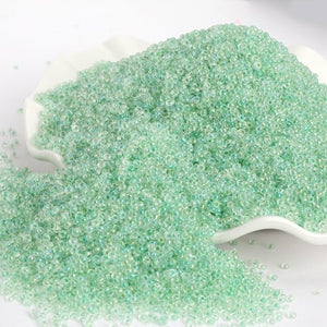 1000pcs/lot 2mm Color Luster  Austria Crystal Round Hole Beads Super Small Czech Glass Seed Spacer Beads For DIY Jewelry Making