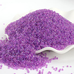 1000pcs/lot 2mm Color Luster  Austria Crystal Round Hole Beads Super Small Czech Glass Seed Spacer Beads For DIY Jewelry Making