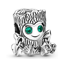 Load image into Gallery viewer, New mushroom Hedgehog Flying dragon butterfly Leaves Charm Beads Fits Original Pandora Charms Bracelet Women Jewelry DIY Making
