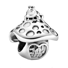 Load image into Gallery viewer, New mushroom Hedgehog Flying dragon butterfly Leaves Charm Beads Fits Original Pandora Charms Bracelet Women Jewelry DIY Making