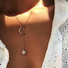 Load image into Gallery viewer, FAMSHIN Bohemian Multi layer Pendant Necklaces For Women Fashion Golden Geometric Charm Chains Necklace Wholesale Jewelry New