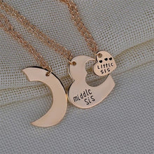 Load image into Gallery viewer, 2 pieces / set Fashion Best Friend Stitching Pendant Necklace Rainbow Broken Heart Necklace Female Children BFF Friendship Gift