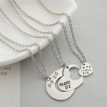 Load image into Gallery viewer, 2 pieces / set Fashion Best Friend Stitching Pendant Necklace Rainbow Broken Heart Necklace Female Children BFF Friendship Gift
