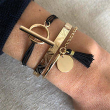 Load image into Gallery viewer, 30 Styles Mix Turtle Heart Pearl Wave LOVE Crystal Marble Charm Bracelets for Women Boho Tassel Bracelet Jewelry Wholesale