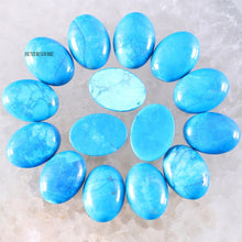Load image into Gallery viewer, 10Pcs Oval 13x18MM CAB Cabochon Natural Stones Beads Lapis Carnelian Howlite Crystal Opal For Jewelry Making Bracelet Earrings