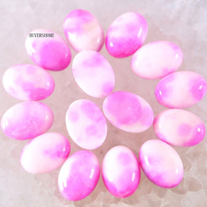 10Pcs Oval 13x18MM CAB Cabochon Natural Stones Beads Lapis Carnelian Howlite Crystal Opal For Jewelry Making Bracelet Earrings