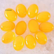 Load image into Gallery viewer, 10Pcs Oval 13x18MM CAB Cabochon Natural Stones Beads Lapis Carnelian Howlite Crystal Opal For Jewelry Making Bracelet Earrings