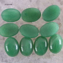 Load image into Gallery viewer, 10Pcs Oval 13x18MM CAB Cabochon Natural Stones Beads Lapis Carnelian Howlite Crystal Opal For Jewelry Making Bracelet Earrings