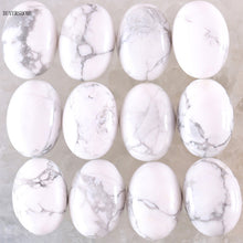 Load image into Gallery viewer, 10Pcs Oval 13x18MM CAB Cabochon Natural Stones Beads Lapis Carnelian Howlite Crystal Opal For Jewelry Making Bracelet Earrings