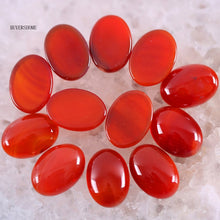 Load image into Gallery viewer, 10Pcs Oval 13x18MM CAB Cabochon Natural Stones Beads Lapis Carnelian Howlite Crystal Opal For Jewelry Making Bracelet Earrings