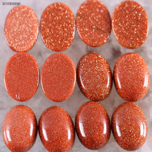 Load image into Gallery viewer, 10Pcs Oval 13x18MM CAB Cabochon Natural Stones Beads Lapis Carnelian Howlite Crystal Opal For Jewelry Making Bracelet Earrings