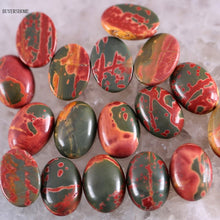 Load image into Gallery viewer, 10Pcs Oval 13x18MM CAB Cabochon Natural Stones Beads Lapis Carnelian Howlite Crystal Opal For Jewelry Making Bracelet Earrings