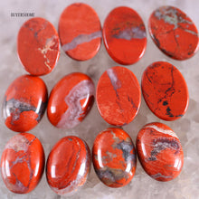 Load image into Gallery viewer, 10Pcs Oval 13x18MM CAB Cabochon Natural Stones Beads Lapis Carnelian Howlite Crystal Opal For Jewelry Making Bracelet Earrings