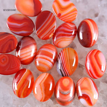 Load image into Gallery viewer, 10Pcs Oval 13x18MM CAB Cabochon Natural Stones Beads Lapis Carnelian Howlite Crystal Opal For Jewelry Making Bracelet Earrings