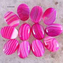 Load image into Gallery viewer, 10Pcs Oval 13x18MM CAB Cabochon Natural Stones Beads Lapis Carnelian Howlite Crystal Opal For Jewelry Making Bracelet Earrings