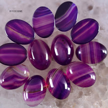 Load image into Gallery viewer, 10Pcs Oval 13x18MM CAB Cabochon Natural Stones Beads Lapis Carnelian Howlite Crystal Opal For Jewelry Making Bracelet Earrings