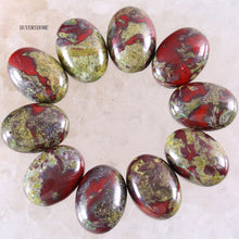 Load image into Gallery viewer, 10Pcs Oval 13x18MM CAB Cabochon Natural Stones Beads Lapis Carnelian Howlite Crystal Opal For Jewelry Making Bracelet Earrings