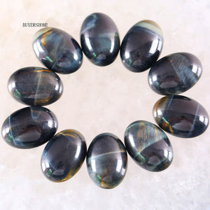10Pcs Oval 13x18MM CAB Cabochon Natural Stones Beads Lapis Carnelian Howlite Crystal Opal For Jewelry Making Bracelet Earrings