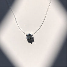 Load image into Gallery viewer, SUMENG New Personality Fashion Square Imitation Pearl Crystal Zircon Necklace Invisible Transparent Fishing Line Necklace Women