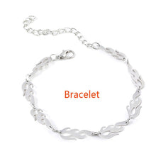 Load image into Gallery viewer, SG Punk Thorns Necklace Padlock Barbed Wire Bramble Lock Rock Chain Bracelet Oorbellen Hip Hop Collar Lady Girl Fashion Jewelry