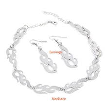 Load image into Gallery viewer, SG Punk Thorns Necklace Padlock Barbed Wire Bramble Lock Rock Chain Bracelet Oorbellen Hip Hop Collar Lady Girl Fashion Jewelry