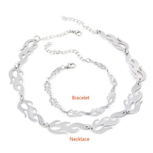 Load image into Gallery viewer, SG Punk Thorns Necklace Padlock Barbed Wire Bramble Lock Rock Chain Bracelet Oorbellen Hip Hop Collar Lady Girl Fashion Jewelry