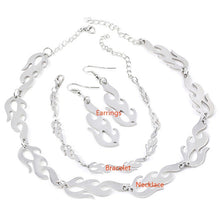 Load image into Gallery viewer, SG Punk Thorns Necklace Padlock Barbed Wire Bramble Lock Rock Chain Bracelet Oorbellen Hip Hop Collar Lady Girl Fashion Jewelry