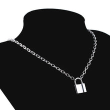 Load image into Gallery viewer, SG Punk Thorns Necklace Padlock Barbed Wire Bramble Lock Rock Chain Bracelet Oorbellen Hip Hop Collar Lady Girl Fashion Jewelry