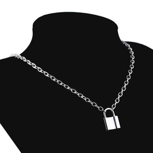 SG Punk Thorns Necklace Padlock Barbed Wire Bramble Lock Rock Chain Bracelet Oorbellen Hip Hop Collar Lady Girl Fashion Jewelry