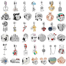 Load image into Gallery viewer, 2019 New Special Mickey Train Love Crown Dreamcatcher Charms Beads fit Pandora Bracelet Necklace Women DIY Jewelry Accessories